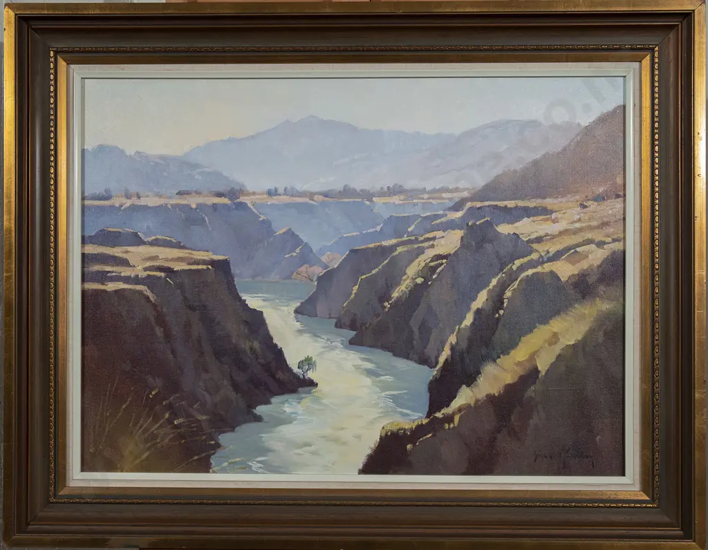 Brian Halliday (1936-94) - Kawarau Gorge Image 1++