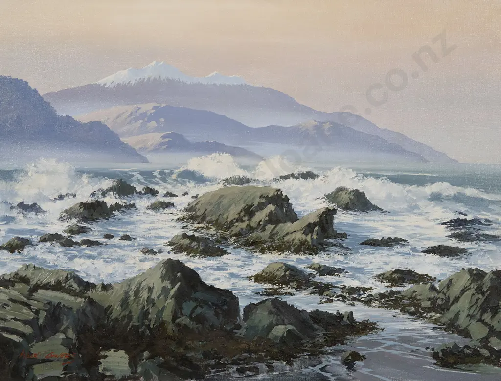 Robert Chilvers (1924-?) - Kaikoura Coast Image 1++