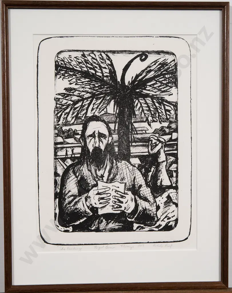 Nigel Brown (b 1949) - The Reading Image 1++