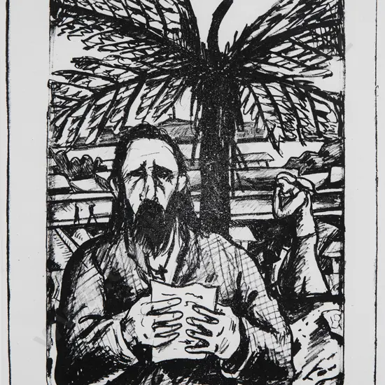 Nigel Brown (b 1949) - The Reading