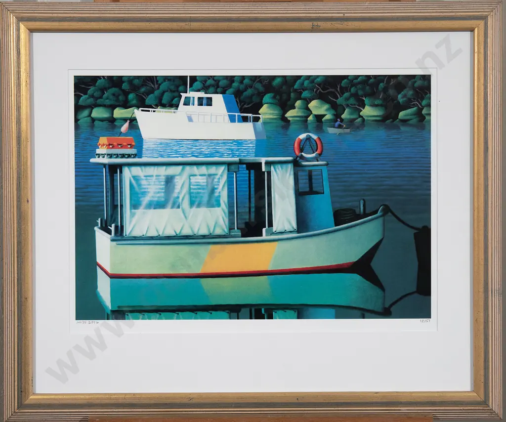 Michael Smither - The Old Ferry Boat Image 1++