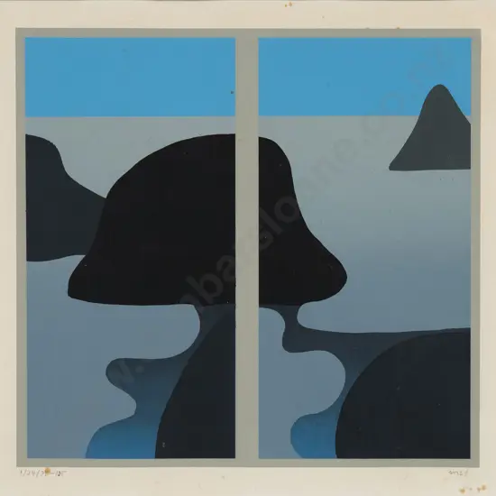 Michael Smither (b 1939) - Back Beach