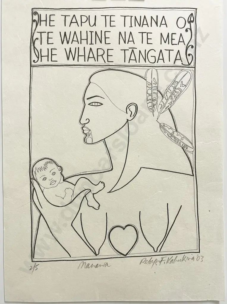 Robyn Kahukiwa - Manawa Image 1++