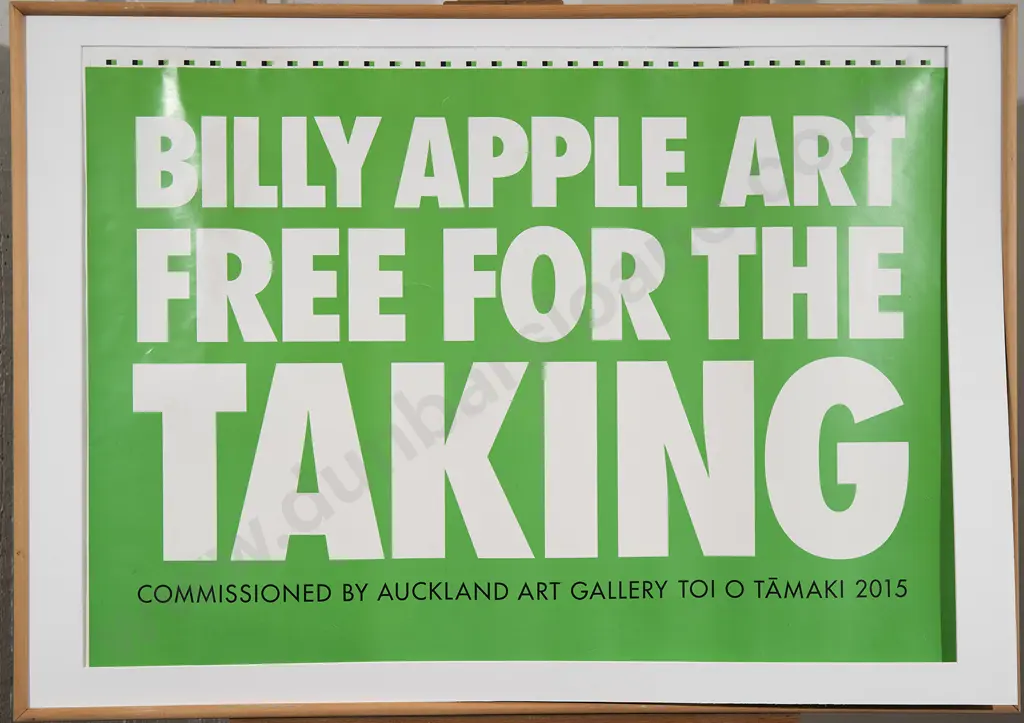 Billy Apple - Art Free for the Taking (2015) Image 1++