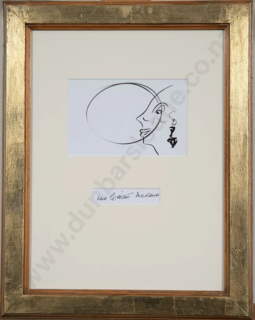 Max Gimblett - Untitled (Portrait Sketch) Image 1++