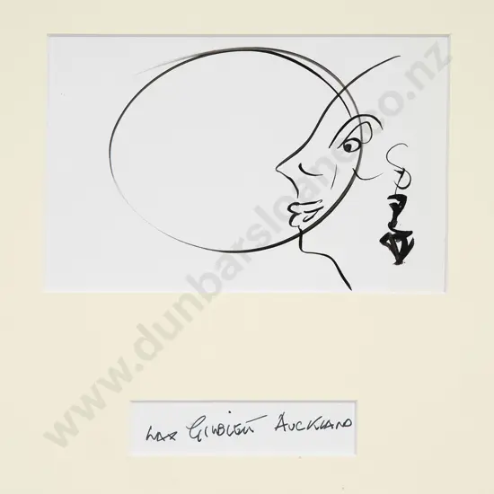 Max Gimblett - Untitled (Portrait Sketch)