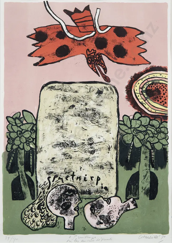 Guillaume v. Beverloo Corneille (Dutch 1922-2010) - Printemps ou les amours definis Image 1++