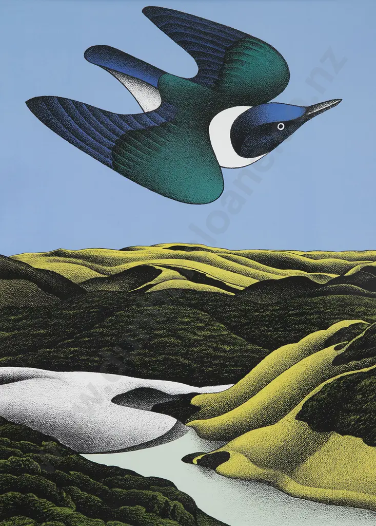 Reproduction Don Binney Print Image 1++