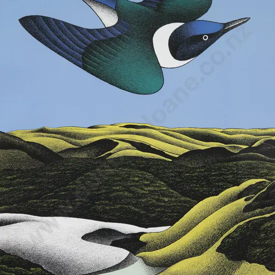Reproduction Don Binney Print