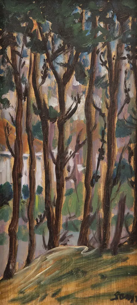 Sam Cairncross (1913-76) - Trees Image 1++