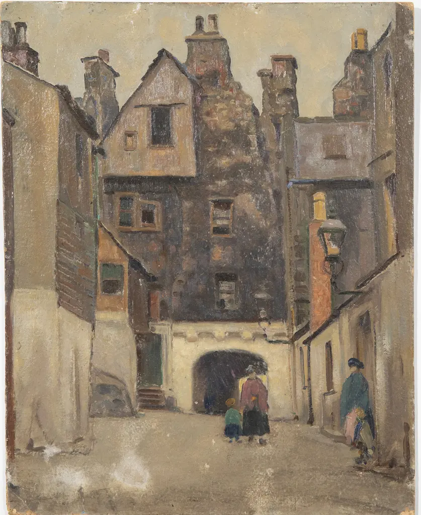 John Weeks (1888-1965) - European Street Scene Image 1++