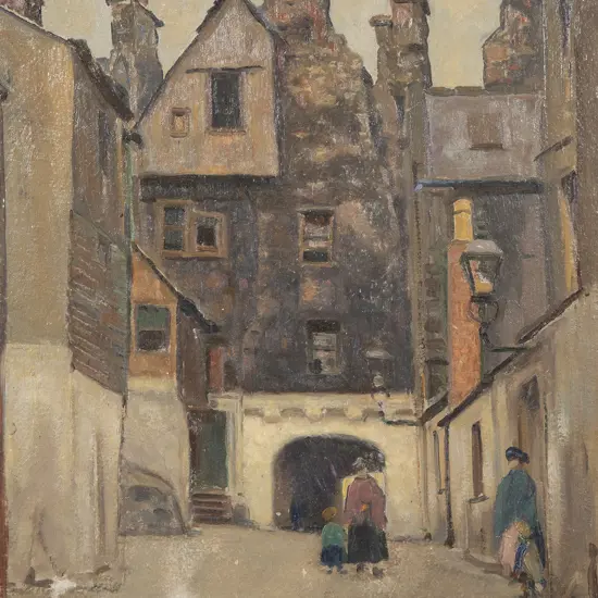 John Weeks (1888-1965) - European Street Scene