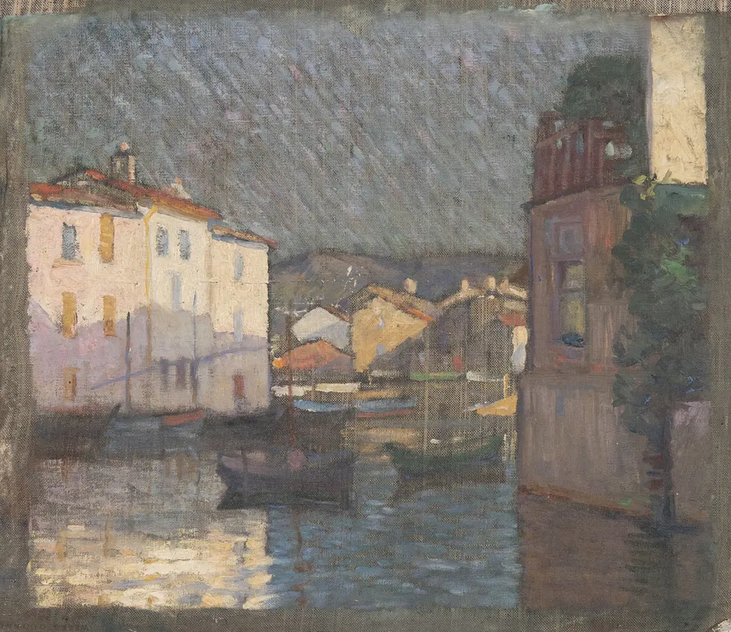 John Weeks (1888-1965) - Double Sided Oil Image 1++
