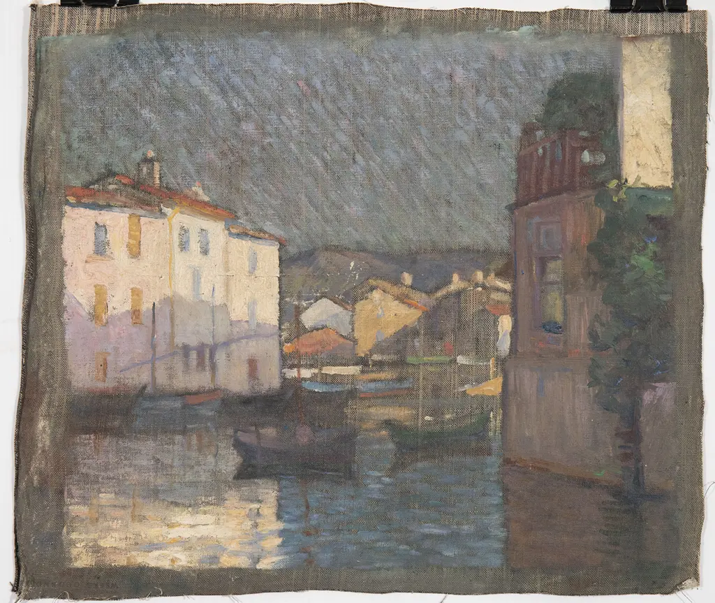 John Weeks (1888-1965) - Double Sided Oil Image 1++
