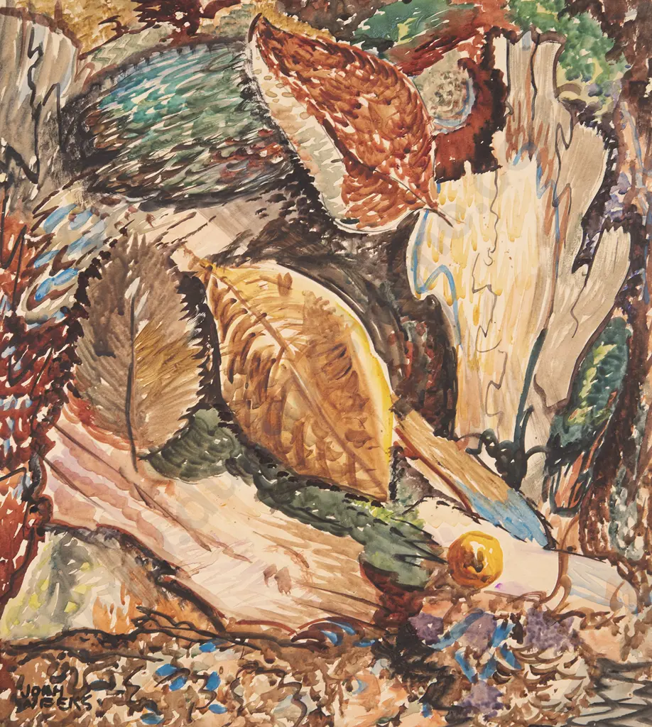 John Weeks (1888-1965) - Autumnal Leaves Image 1++
