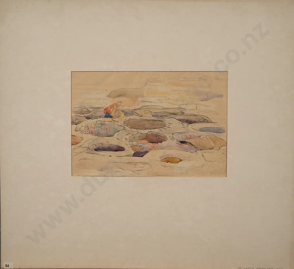 John Weeks (1888-1965) - Native Dying Vats Image 1++