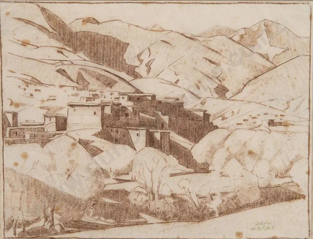 John Weeks (1888-1965) - Ouriki Morocco Image 1++