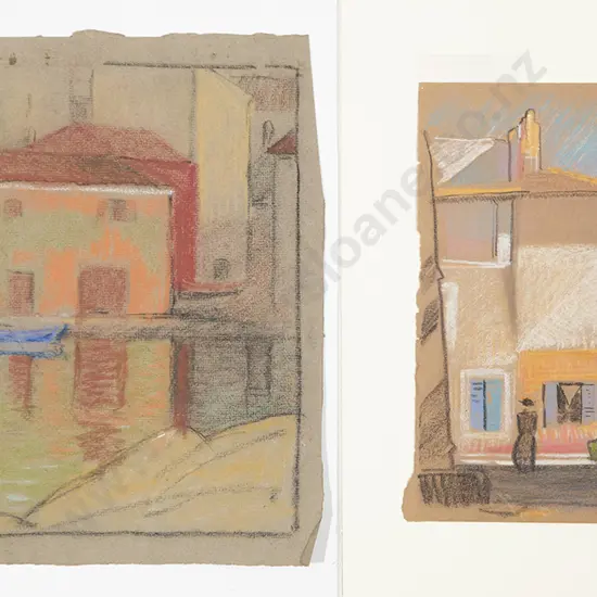 John Weeks (1888-1965) - Two European Pastels