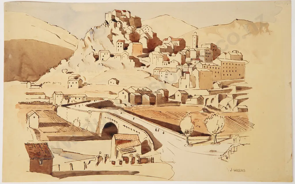 John Weeks (1888-1965) - Four North African Studies Image 1++