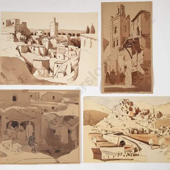 John Weeks (1888-1965) - Four North African Studies