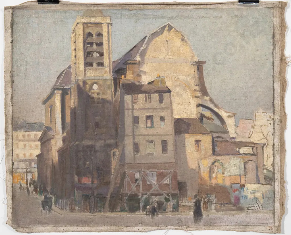 John Weeks (1888-1965) - Parisian Street Scene Image 1++