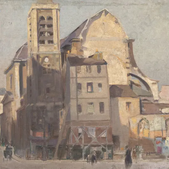 John Weeks (1888-1965) - Parisian Street Scene