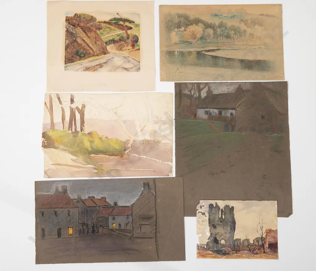 John Weeks (1888-1965) - Four Various European Watercolours Image 1++