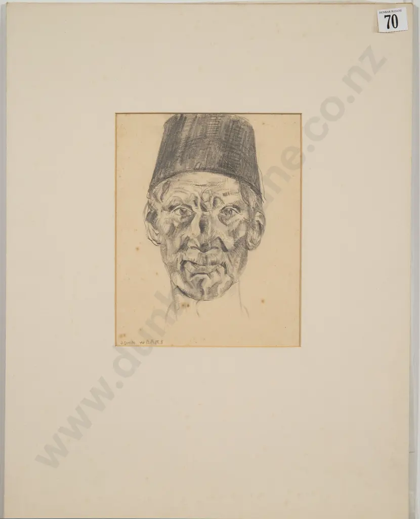 John Weeks (1888-1965) - Man in Fez Image 1++
