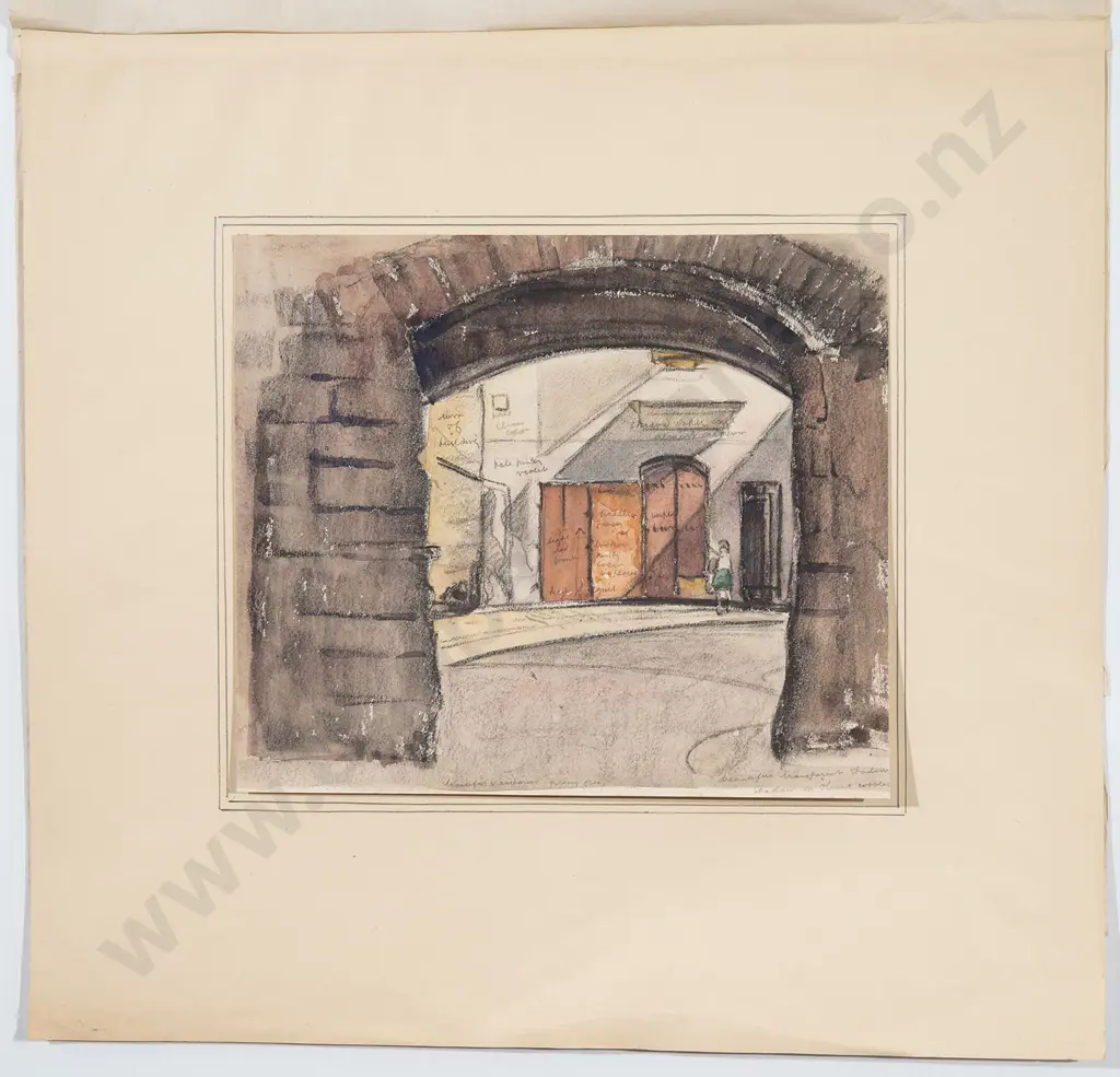 John Weeks (1888-1965) - Colour Study in Arles South France Image 1++