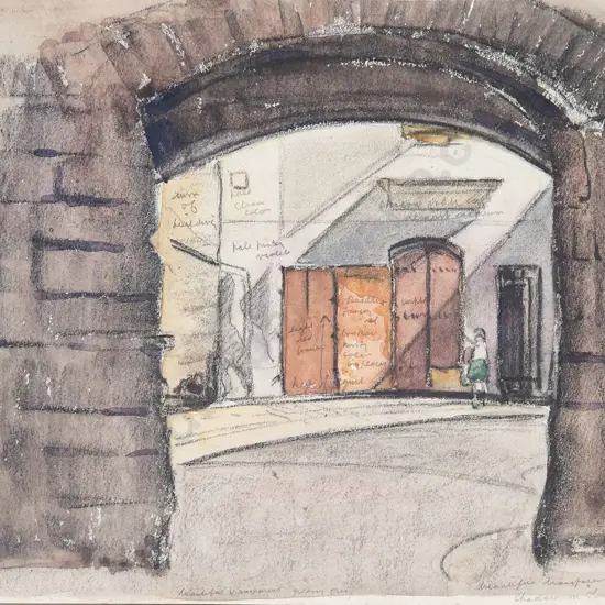 John Weeks (1888-1965) - Colour Study in Arles South France