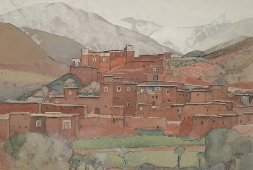 John Weeks (1888-1965) - Alpine Village Image 1++