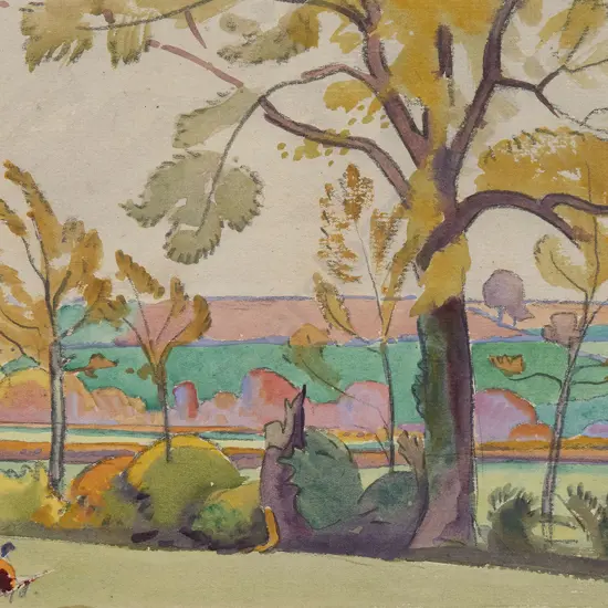J. F. M. Floyd - Elms & Hedgerows (Stanton Prior)
