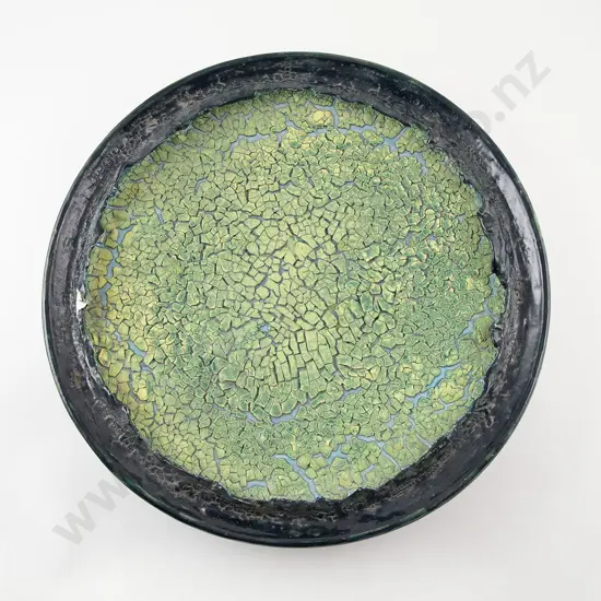 Len Castle Unique Stoneware Mosaic Dish
