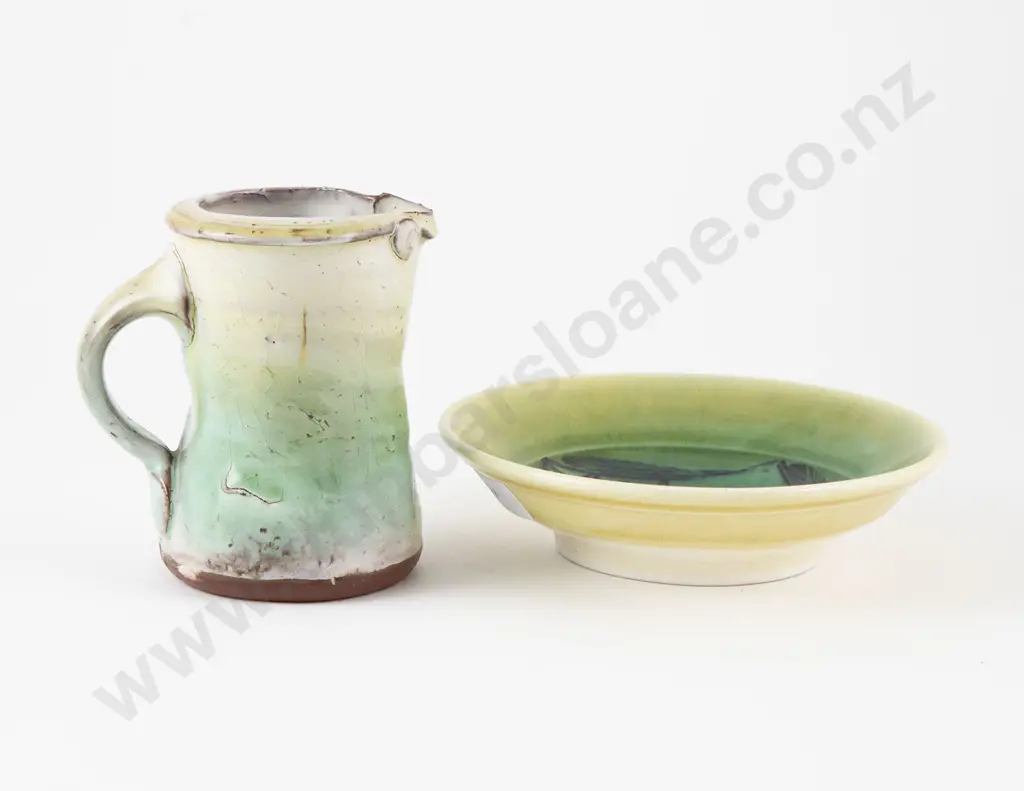Andrew van der Putten Milk Jug & Dish (2) Image 1++
