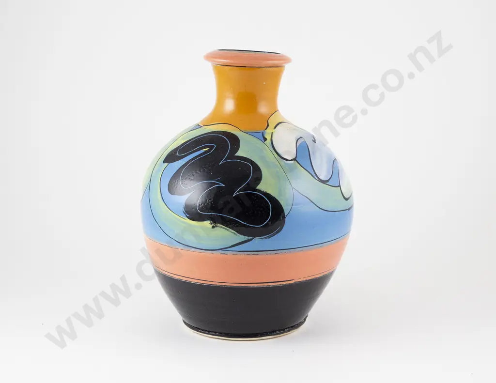 Andrew van der Putten Handpainted Vase Image 1++