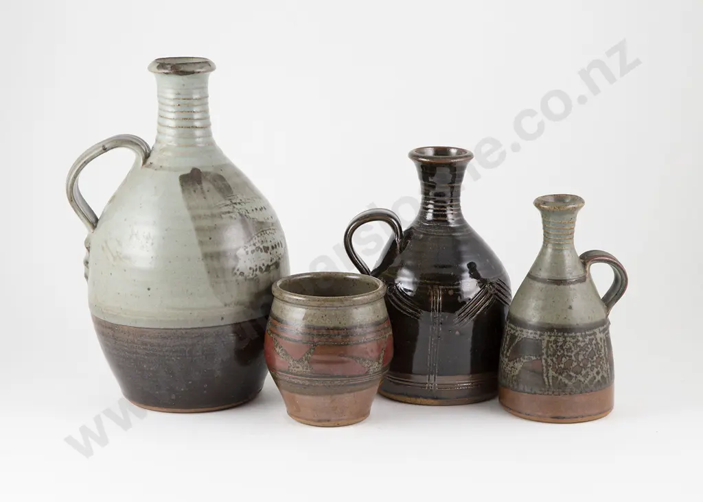 Three Various Peter Stitchbury Jugs & Vase Image 1++