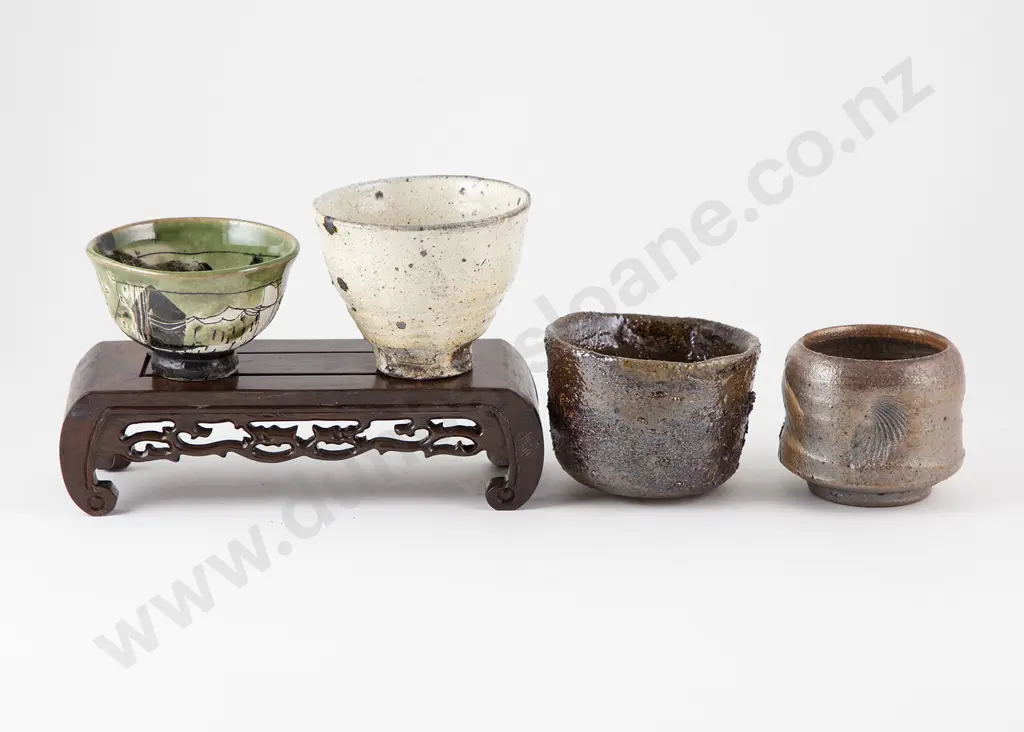 Four Various Japanese & NZ Yunomi Image 1++