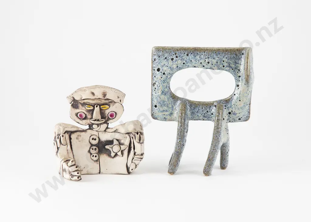 Possible Ted Dutch Signal Figure with Modernist Animal Figure Image 1++