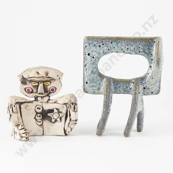 Possible Ted Dutch Signal Figure with Modernist Animal Figure