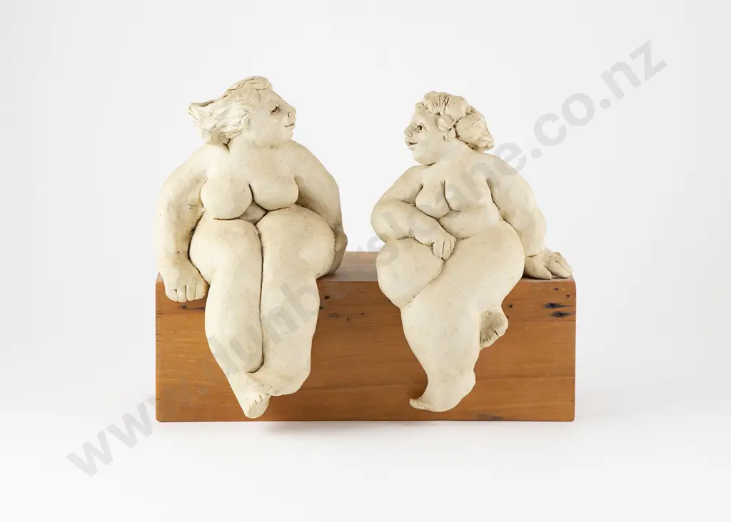Di Conway 'The Girls' Stoneware Sculpture Image 1++
