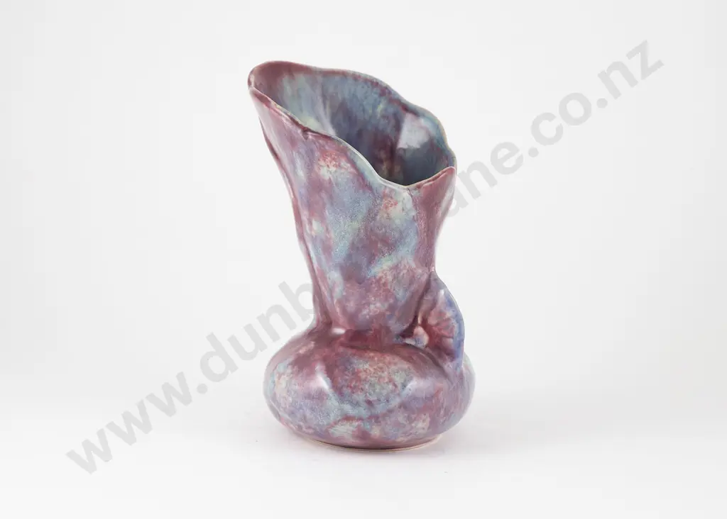 Crown Lynn Multicoloured Glaze Ewer Vase Image 1++