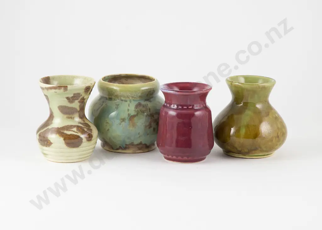 Four Various Crown Lynn Pots Image 1++