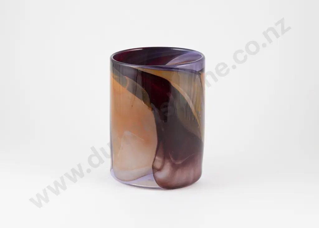 Tony Kuepfer Cylindrical Glass Vase Image 1++