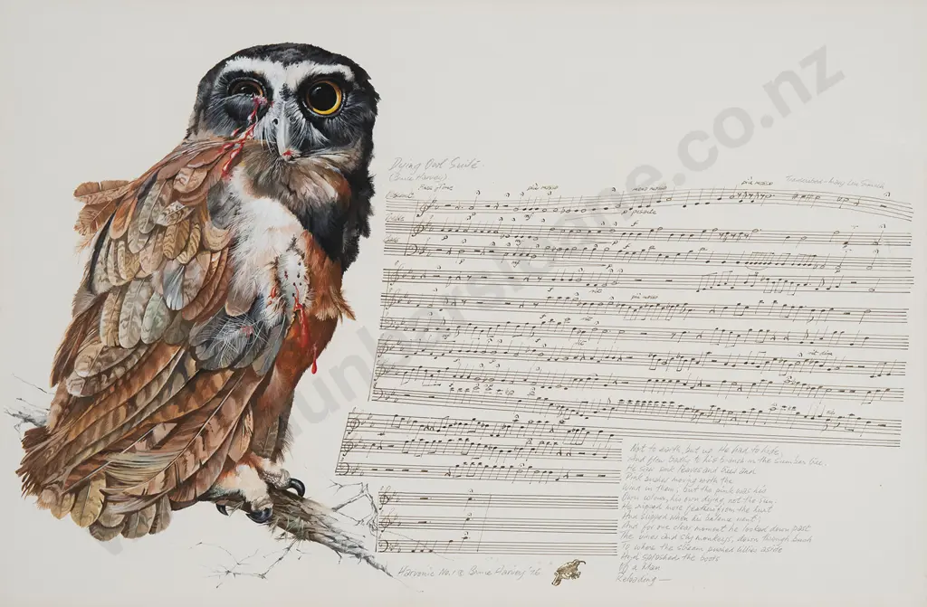 Bruce Harvey - Dying Owl Suite Harvonic No.1 Image 1++