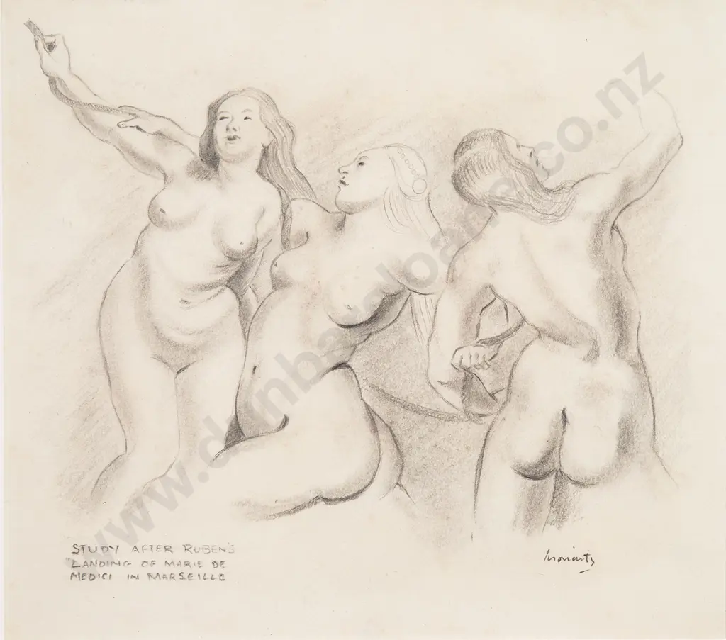 Peter Moriarty - Study after Rubens "Landing of Marie de Medici in Marseille" Image 1++