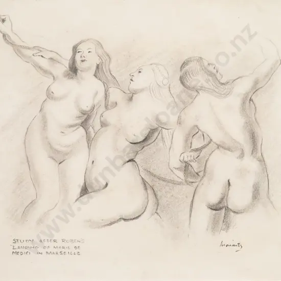 Peter Moriarty - Study after Rubens "Landing of Marie de Medici in Marseille"