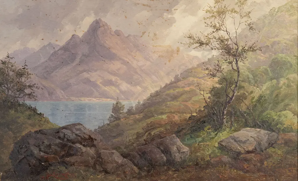 G W Carrington - Among the Wakatipu Mountains Queenstown Image 1++