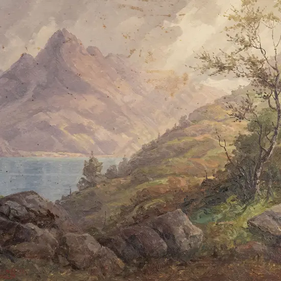 G W Carrington - Among the Wakatipu Mountains Queenstown