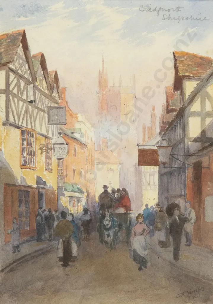 C.N. Worsley - Shropshire Village Image 1++