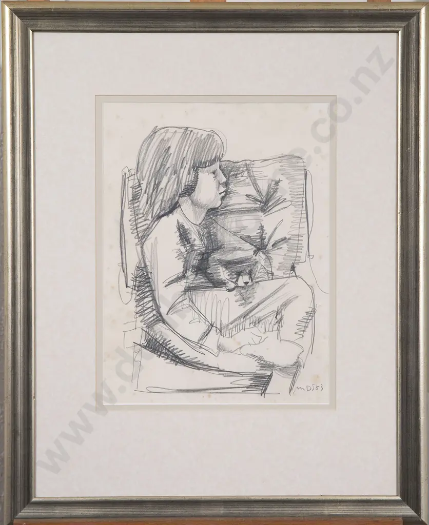 Michael Smither - Girl with cat Image 1++
